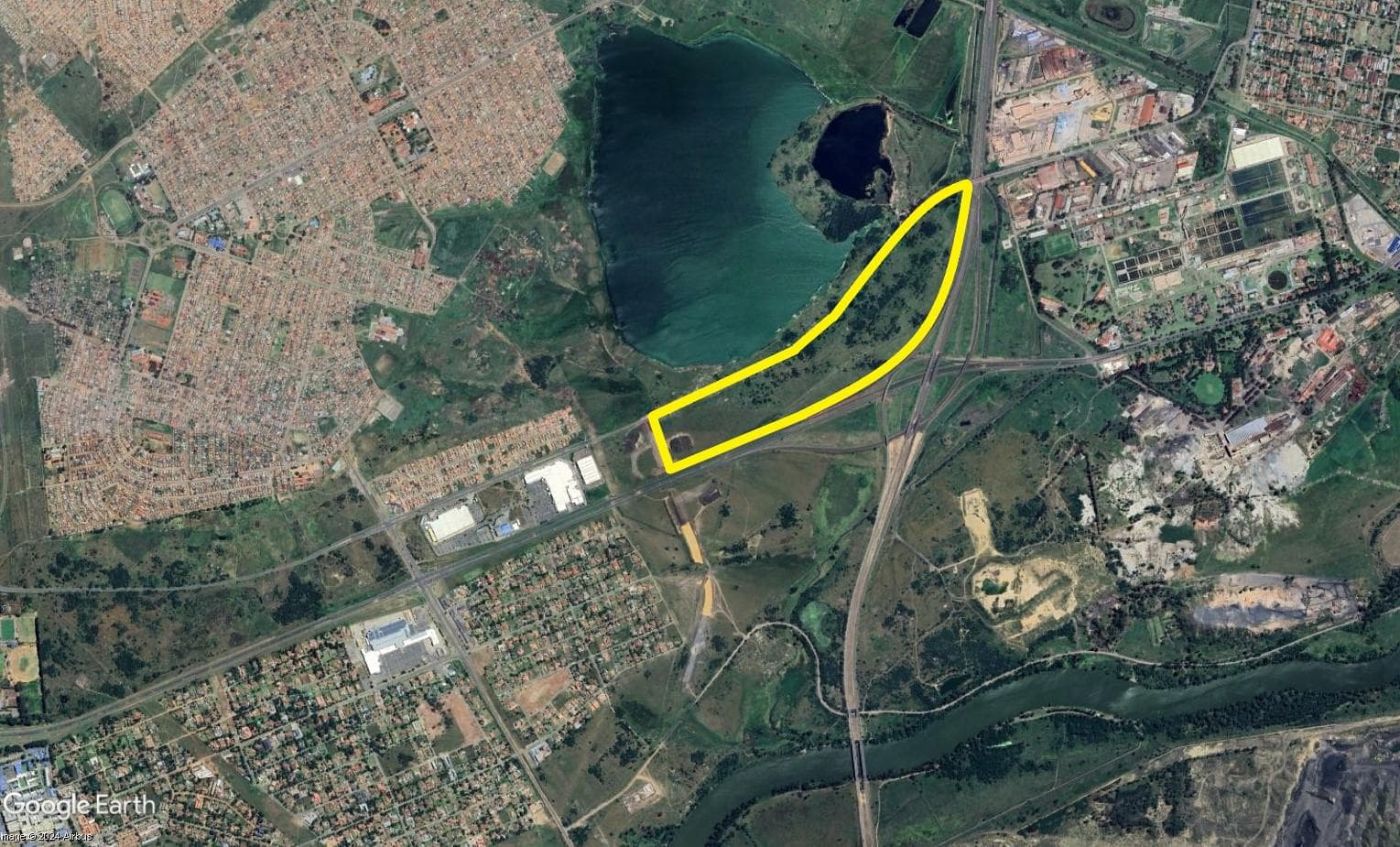65.5 ha Land available in Vereeniging Central