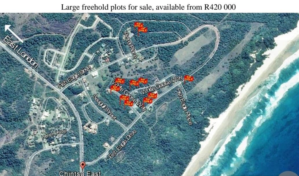 756 m² Land available in Cintsa East