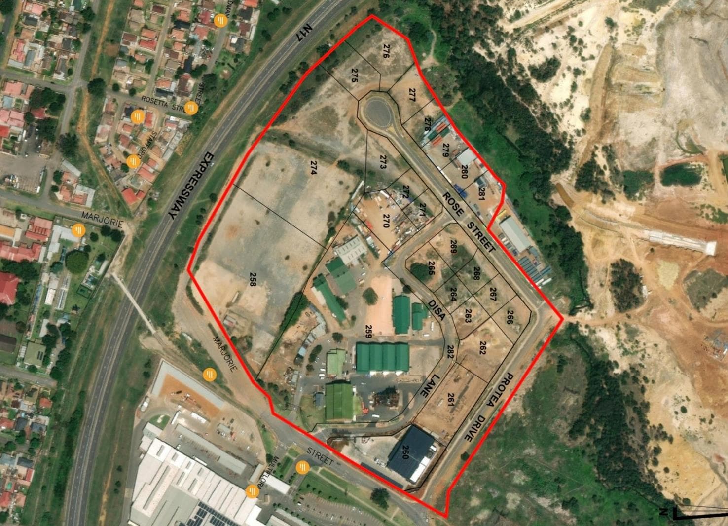 13 ha Land available in City Deep