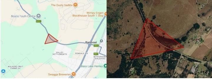 45.4 ha Land available in Nooitgedacht AH