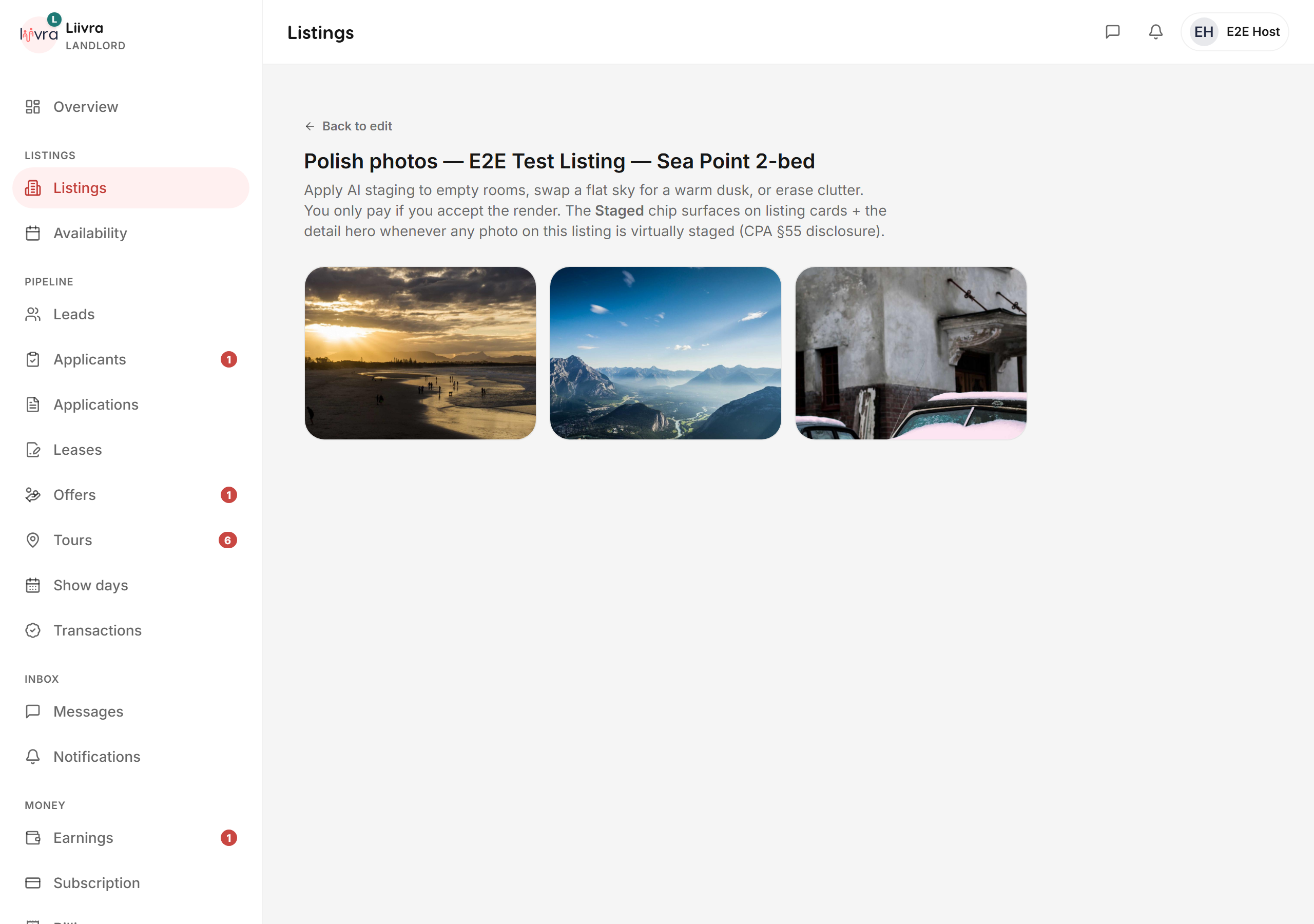 Photo polish — Liivra web