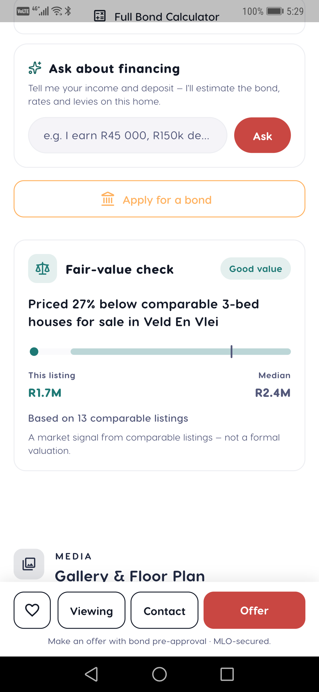 Bond agent chat — Liivra app